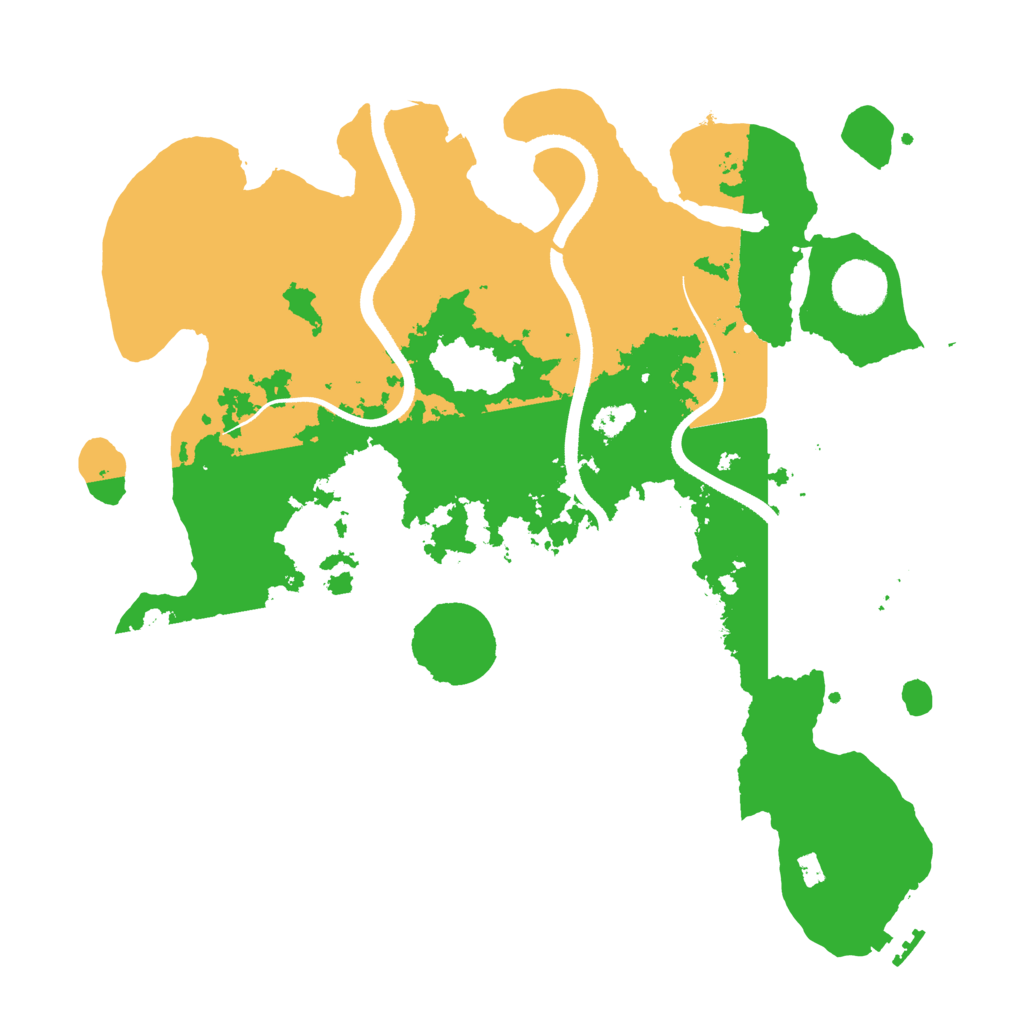 Biome Rust Map: Procedural Map, Size: 3500, Seed: 1329734871