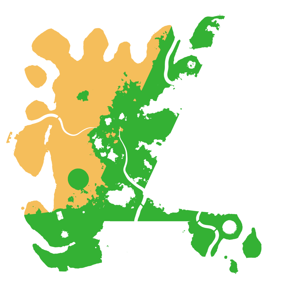 Biome Rust Map: Procedural Map, Size: 3750, Seed: 2067182441