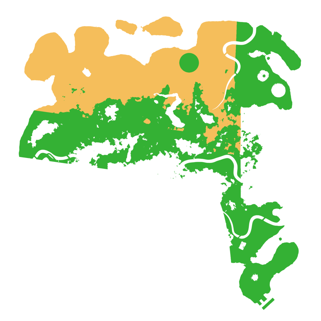 Biome Rust Map: Procedural Map, Size: 4350, Seed: 18062026