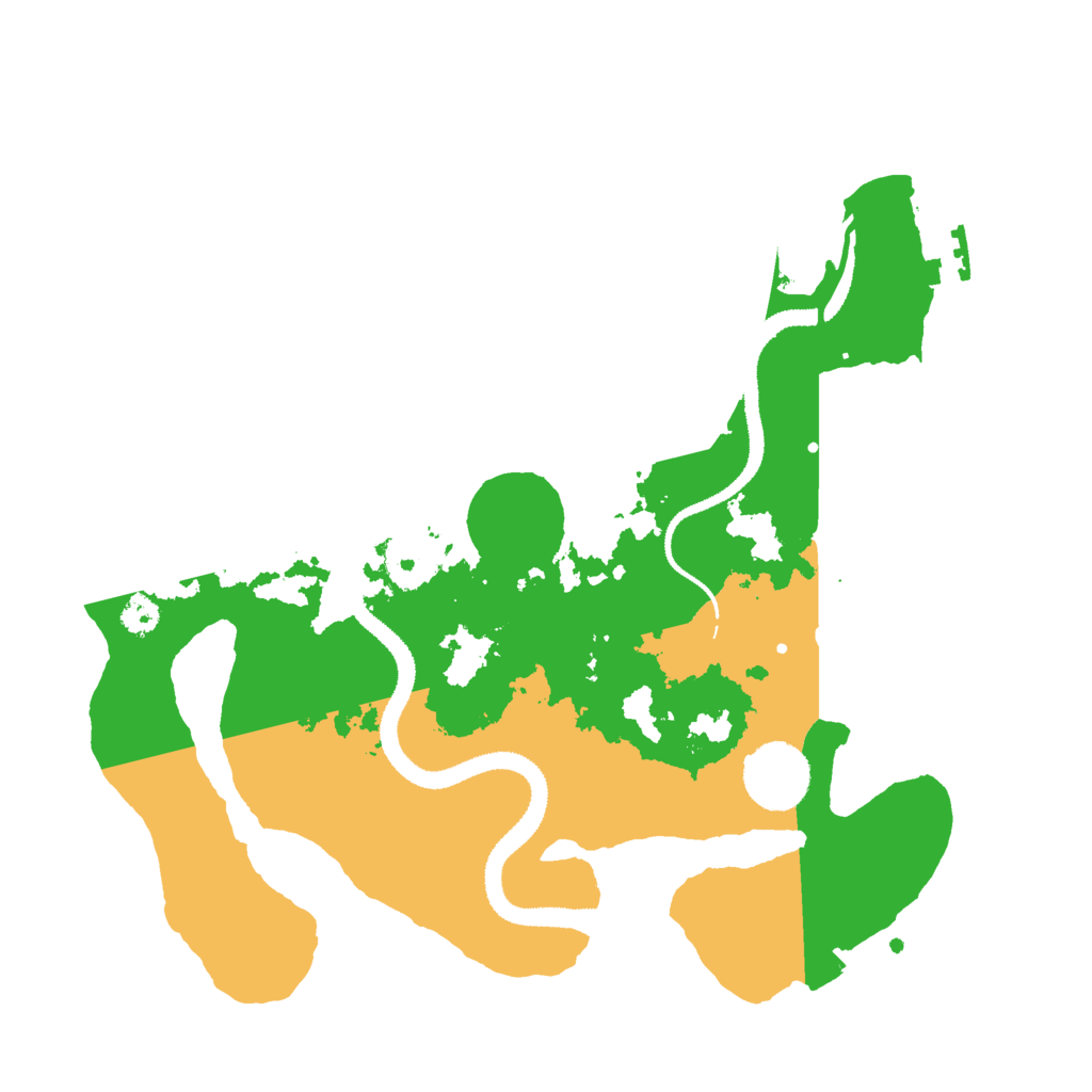 Biome Rust Map: Procedural Map, Size: 3000, Seed: 884536056
