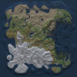 Thumbnail Rust Map: Procedural Map, Size: 4250, Seed: 879575843, 16 Monuments