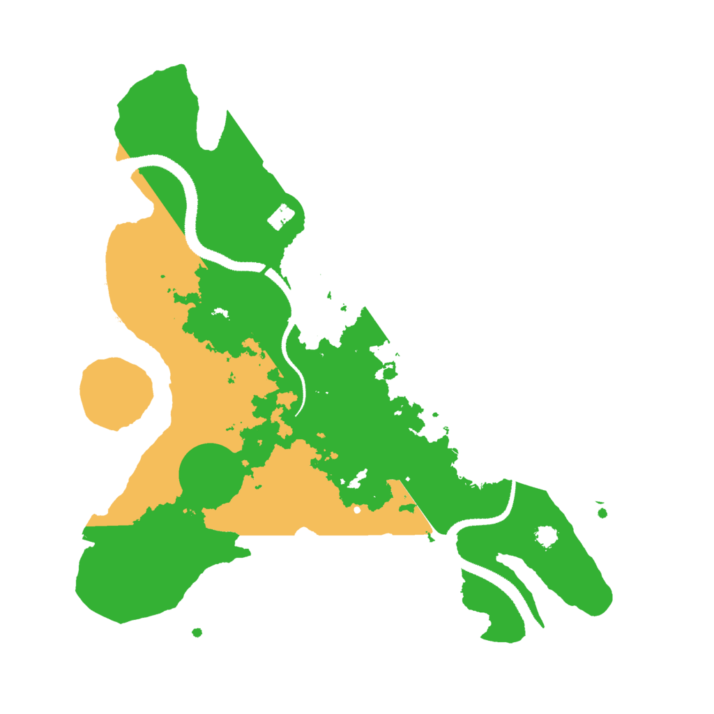 Biome Rust Map: Procedural Map, Size: 3000, Seed: 162971990