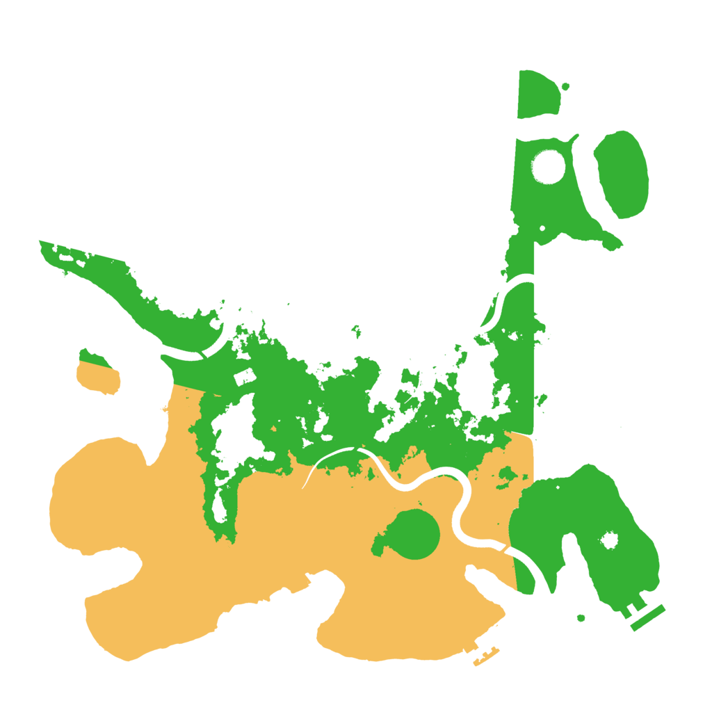 Biome Rust Map: Procedural Map, Size: 3750, Seed: 79