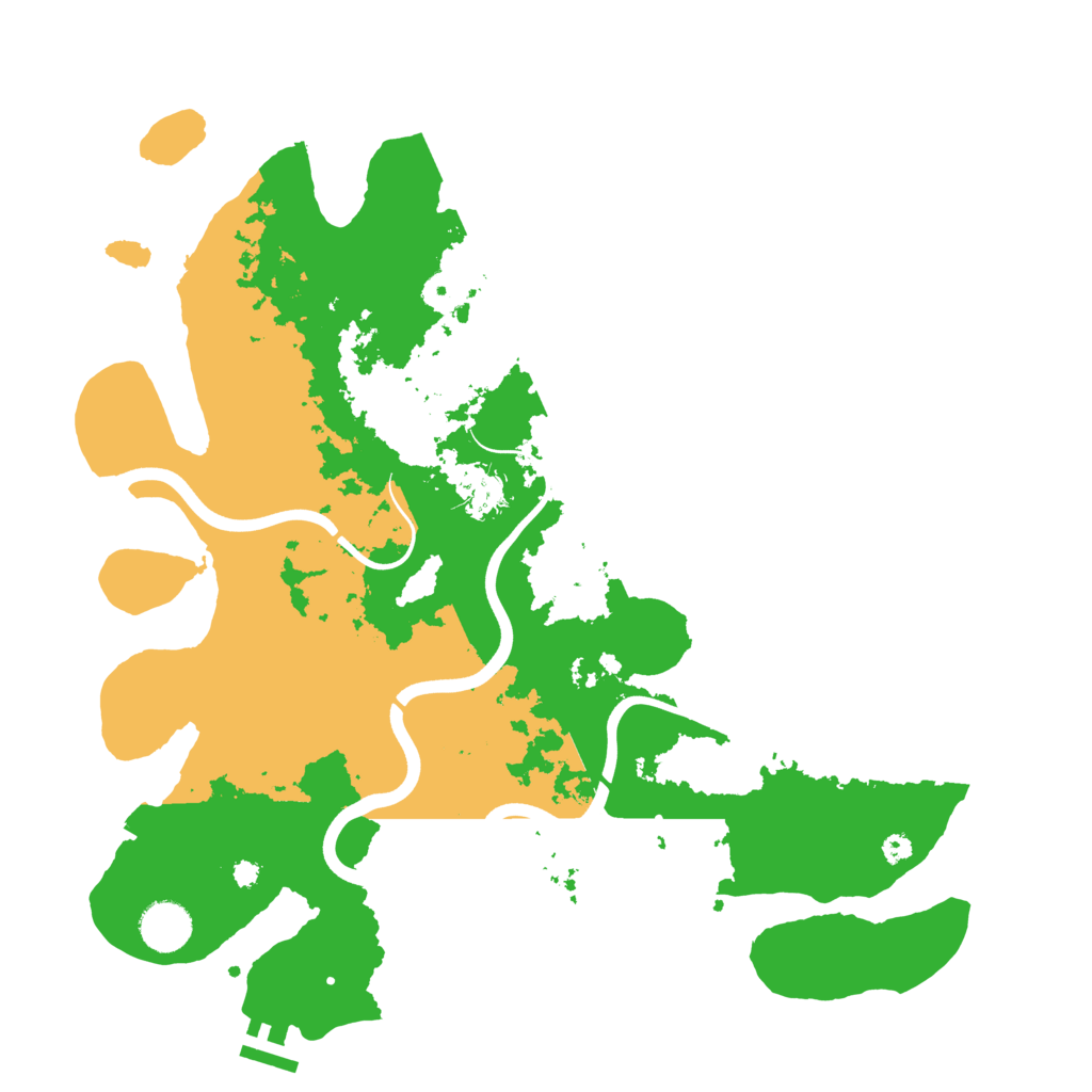 Biome Rust Map: Procedural Map, Size: 3755, Seed: 40000