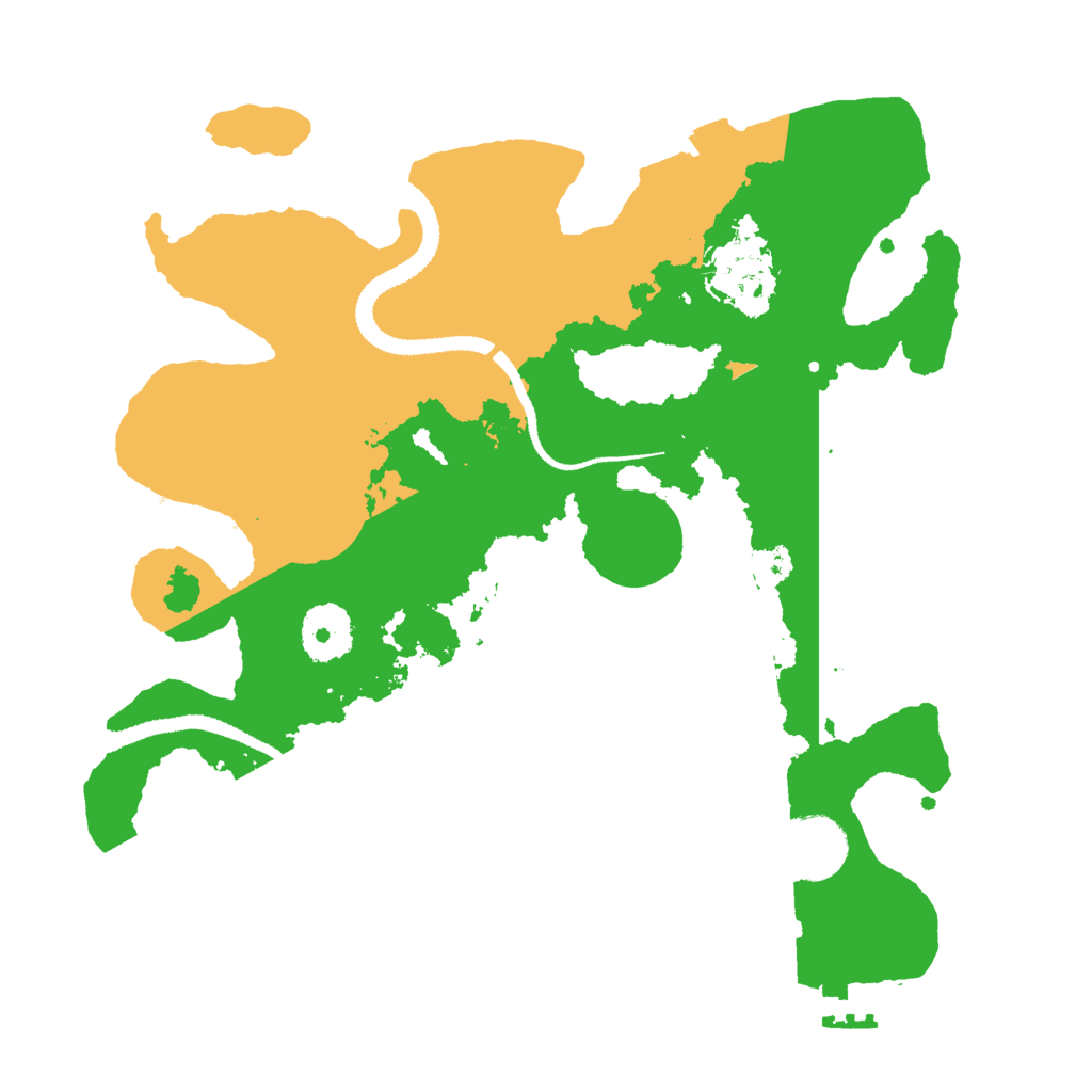 Biome Rust Map: Procedural Map, Size: 3000, Seed: 480622