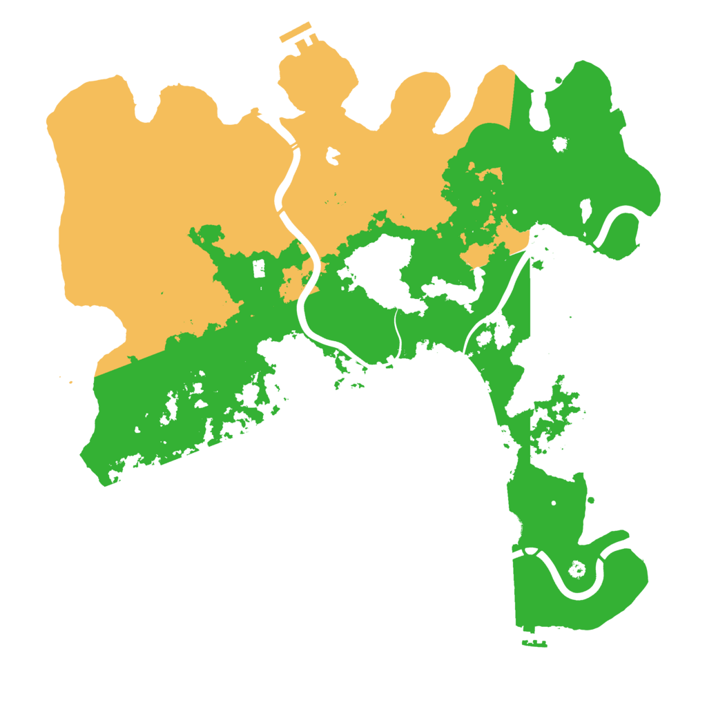 Biome Rust Map: Procedural Map, Size: 4250, Seed: 464819