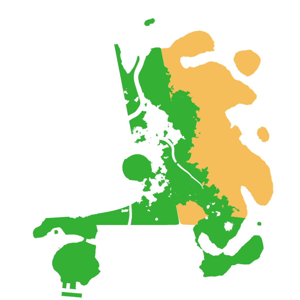 Biome Rust Map: Procedural Map, Size: 3000, Seed: 1630058350