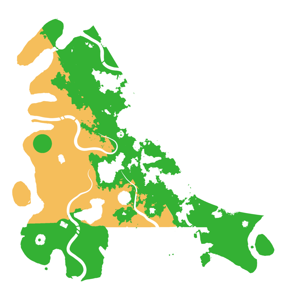 Biome Rust Map: Procedural Map, Size: 4250, Seed: 910247133