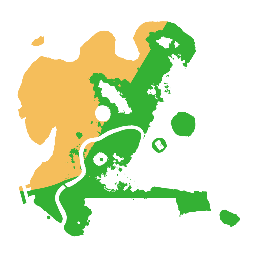Biome Rust Map: Procedural Map, Size: 3000, Seed: 197025671