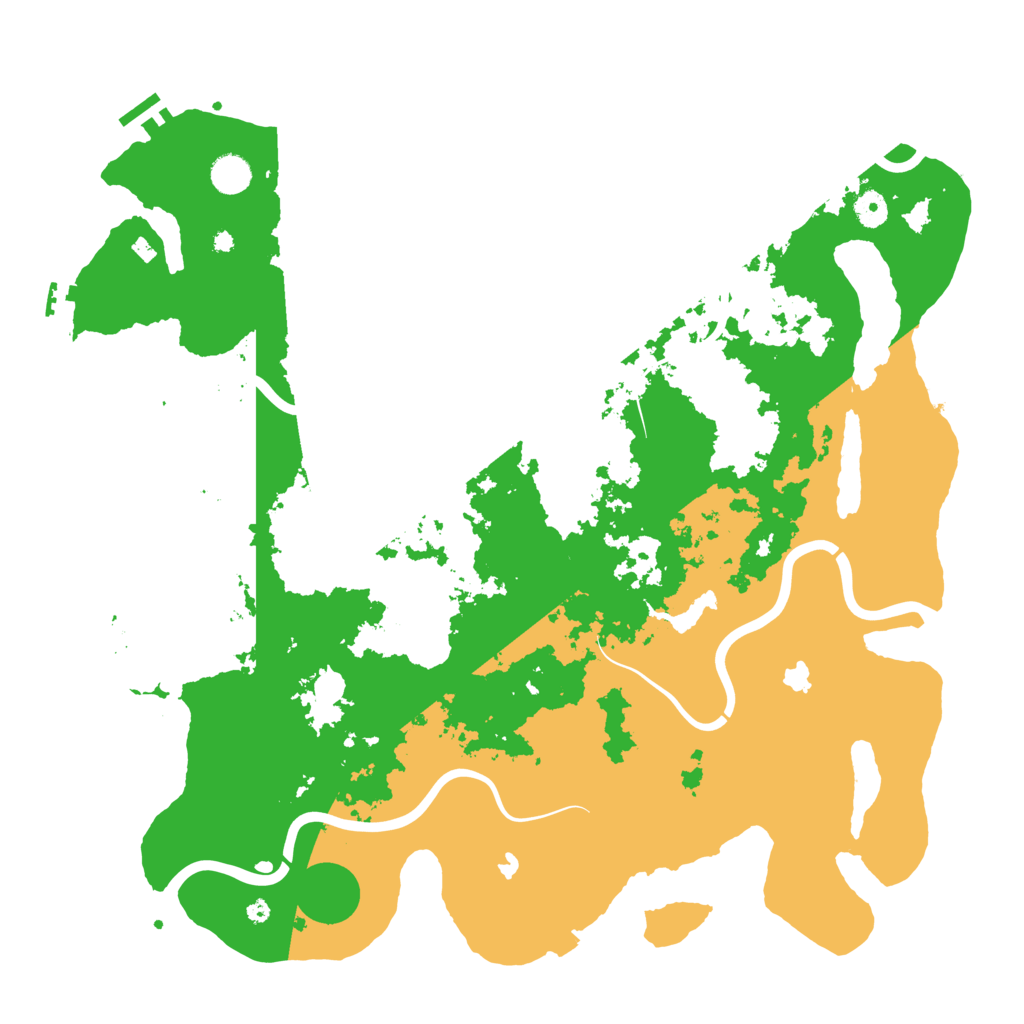 Biome Rust Map: Procedural Map, Size: 4500, Seed: 1215371239