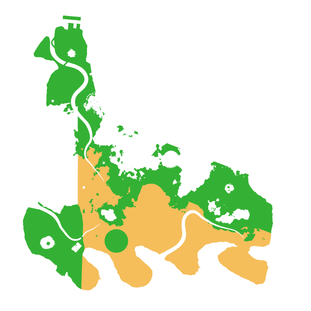 Biome Rust Map: Procedural Map, Size: 3500, Seed: 1185452820