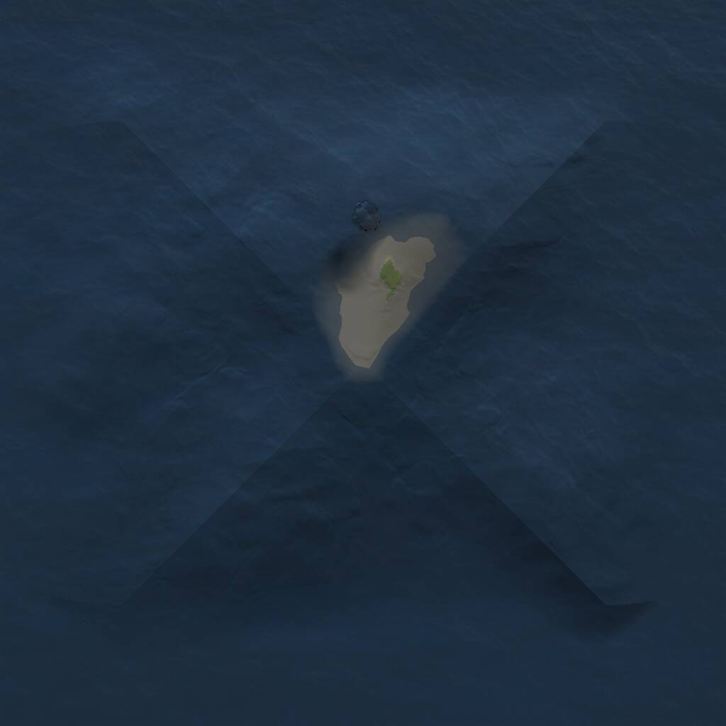 Rust Map: Procedural Map, Size: 1000, Seed: 667229879, 1 Monuments