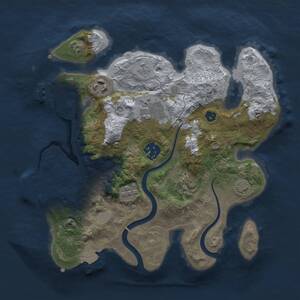 Thumbnail Rust Map: Procedural Map, Size: 2800, Seed: 359283869, 11 Monuments