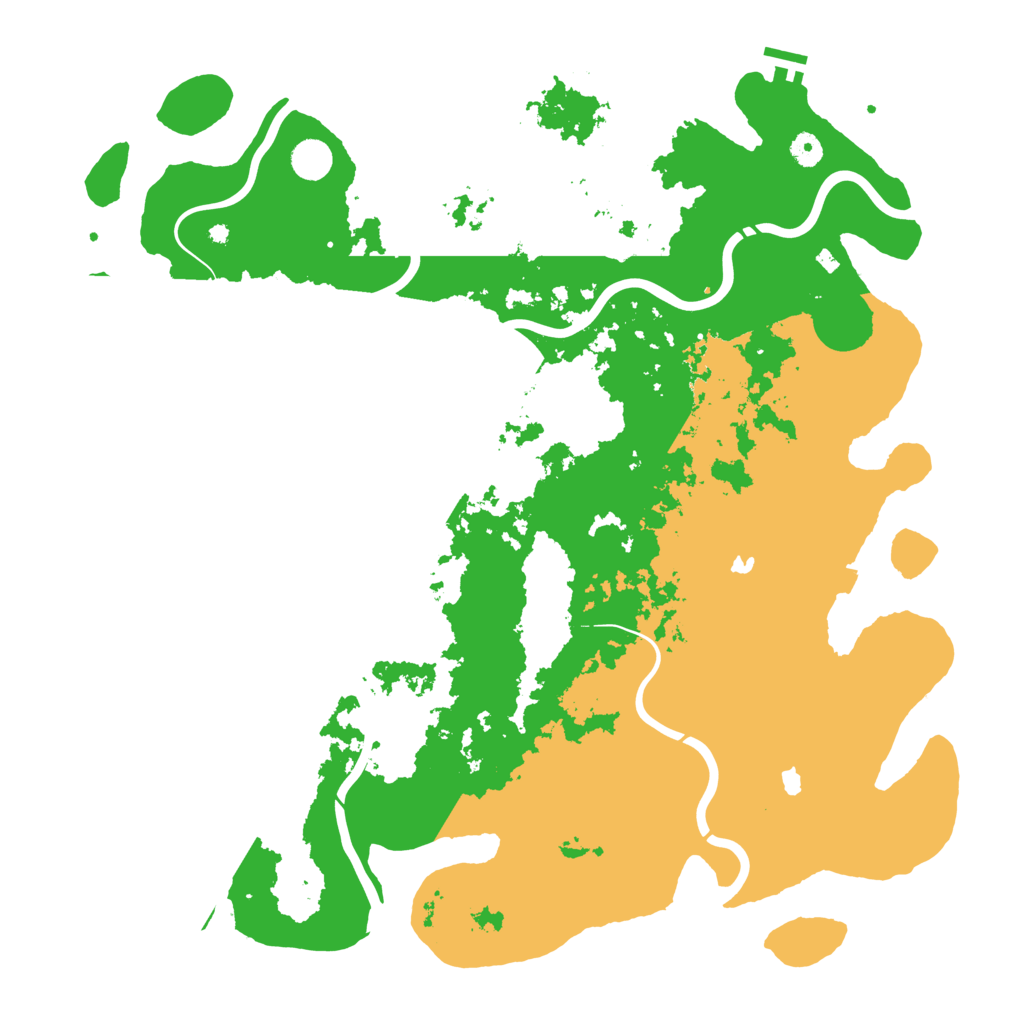 Biome Rust Map: Procedural Map, Size: 4750, Seed: 754015234