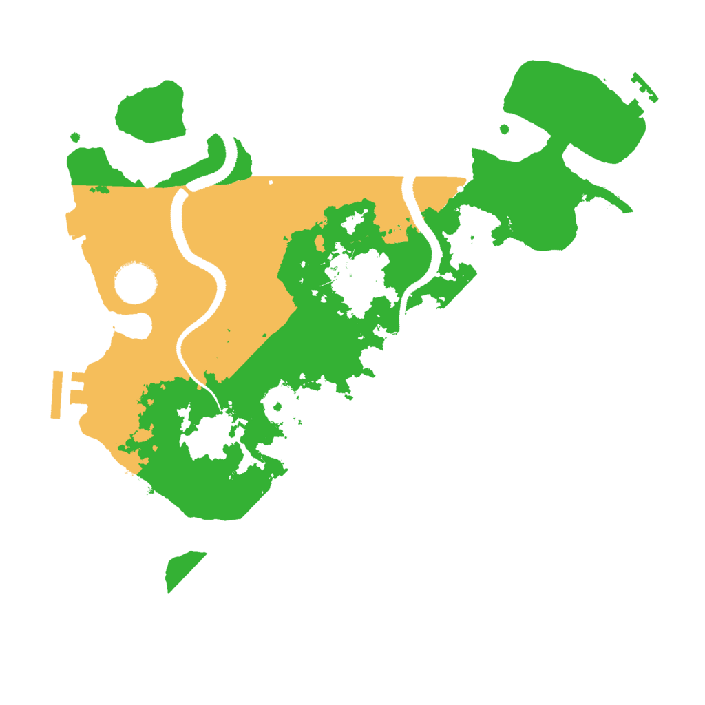 Biome Rust Map: Procedural Map, Size: 3000, Seed: 978126242
