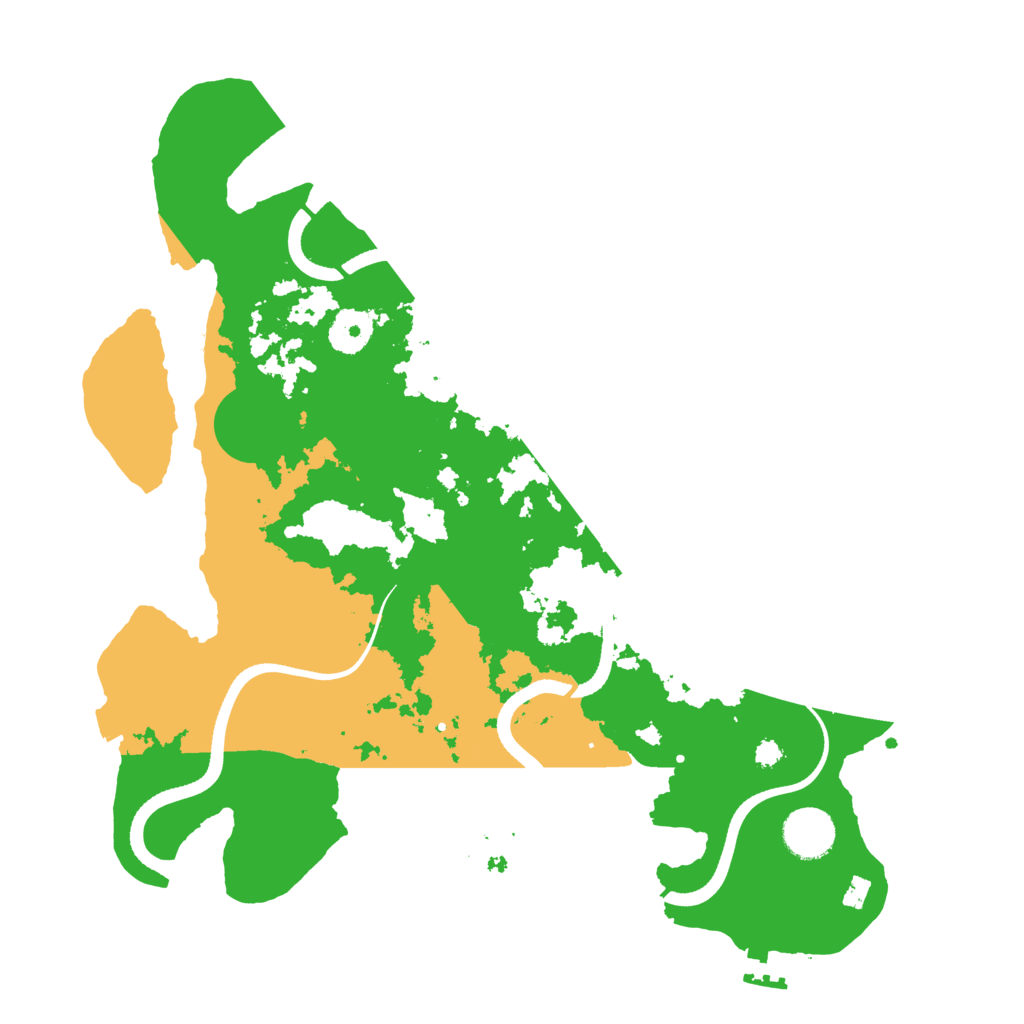 Biome Rust Map: Procedural Map, Size: 3500, Seed: 1666628702