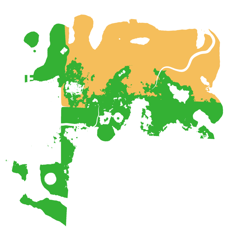 Biome Rust Map: Procedural Map, Size: 3800, Seed: 4213249