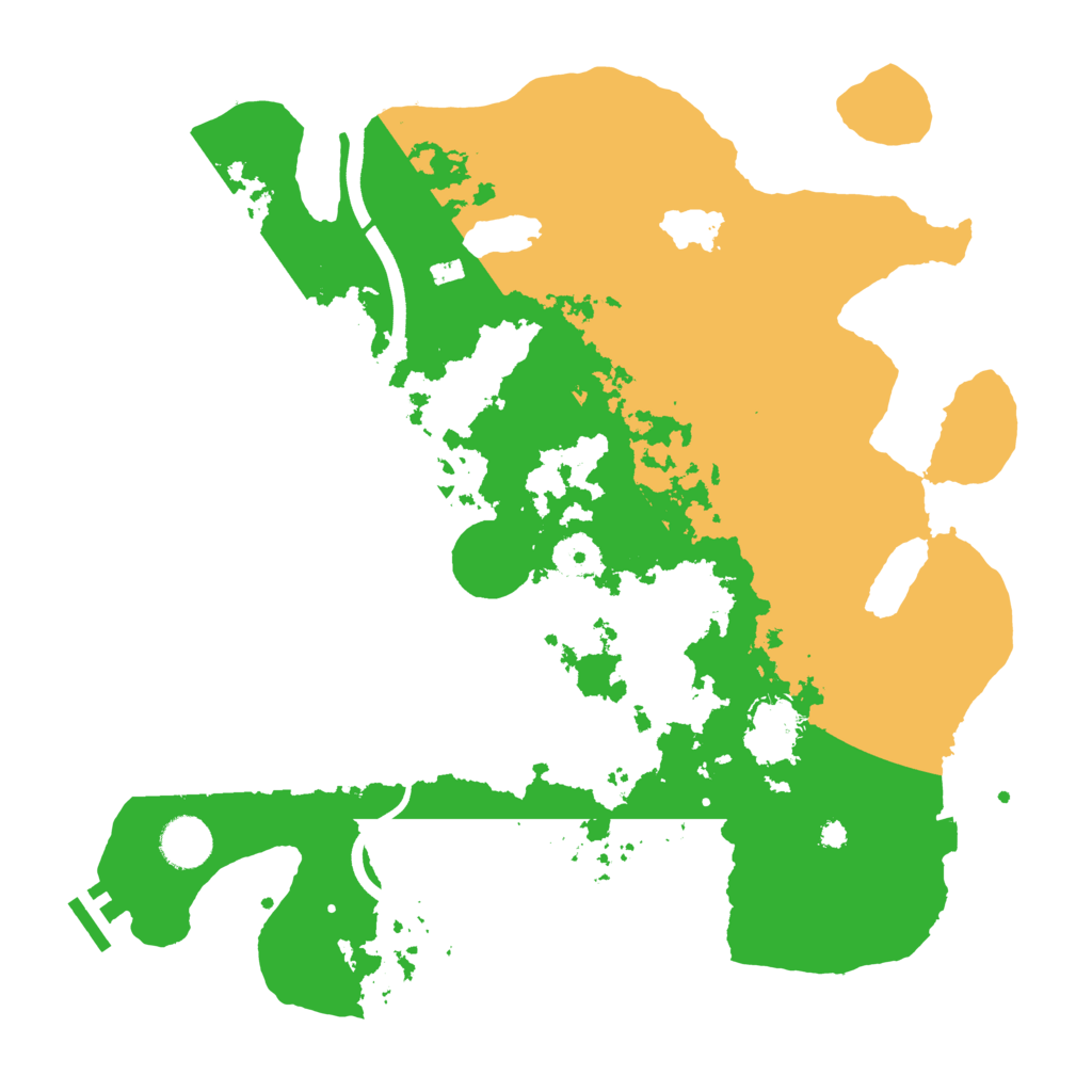 Biome Rust Map: Procedural Map, Size: 3700, Seed: 26061821