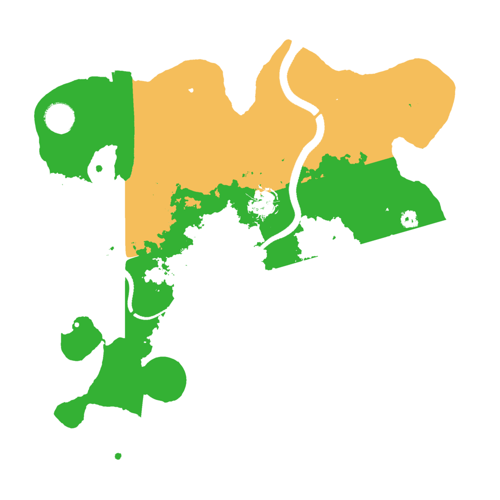 Biome Rust Map: Procedural Map, Size: 3000, Seed: 1217380989
