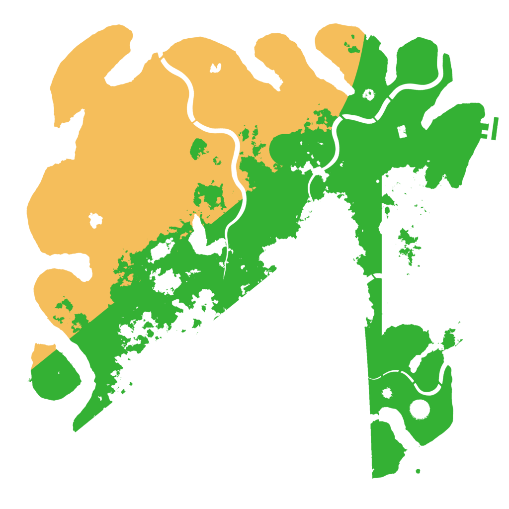 Biome Rust Map: Procedural Map, Size: 4500, Seed: 1276025322
