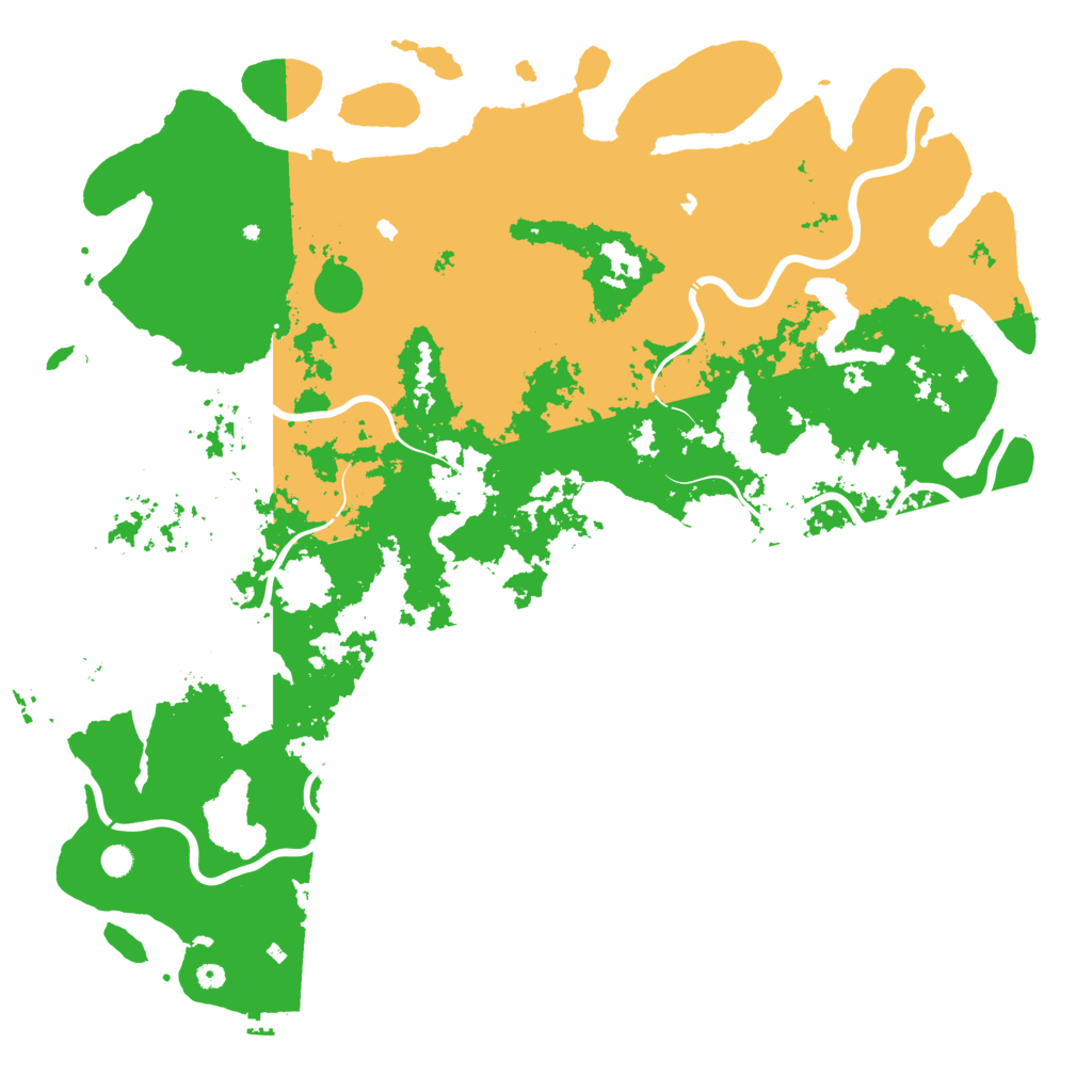 Biome Rust Map: Procedural Map, Size: 6000, Seed: 836930487
