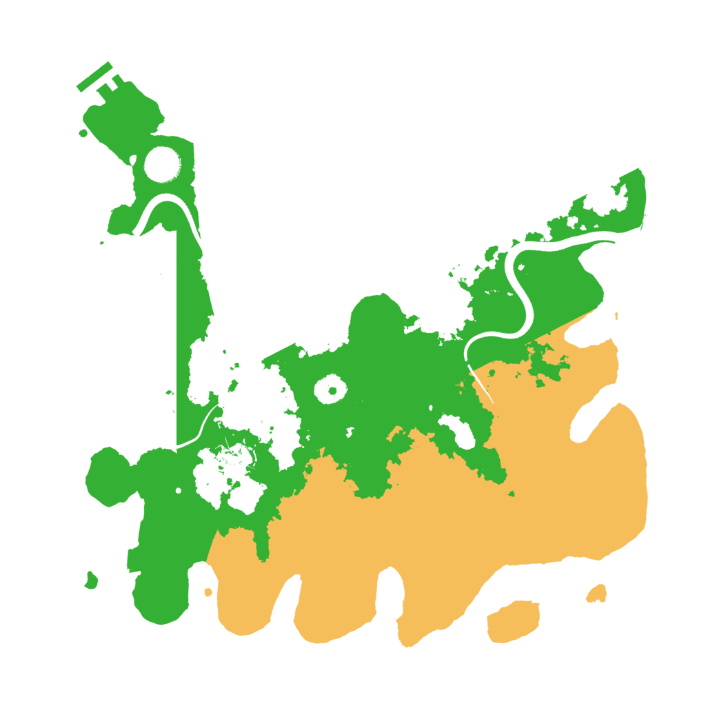 Biome Rust Map: Procedural Map, Size: 3500, Seed: 1405018570
