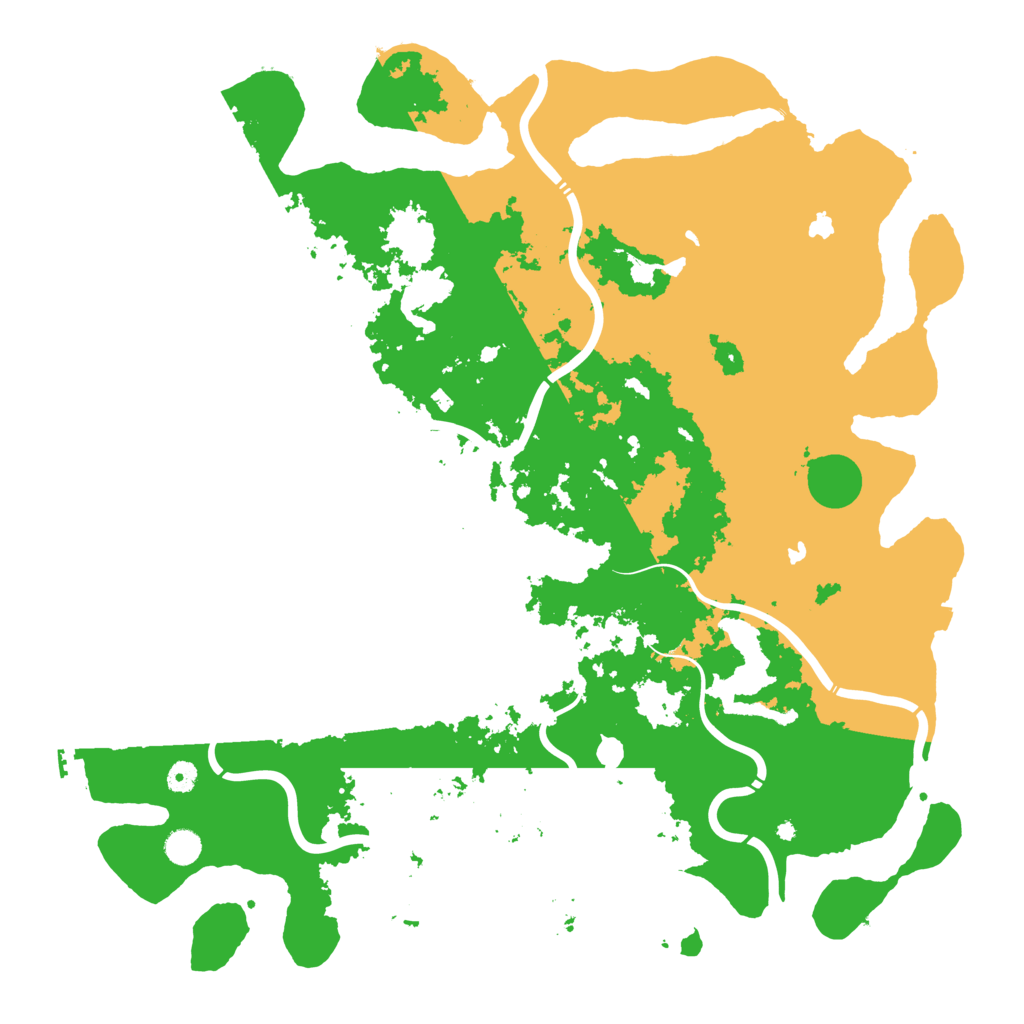 Biome Rust Map: Procedural Map, Size: 5000, Seed: 79021130