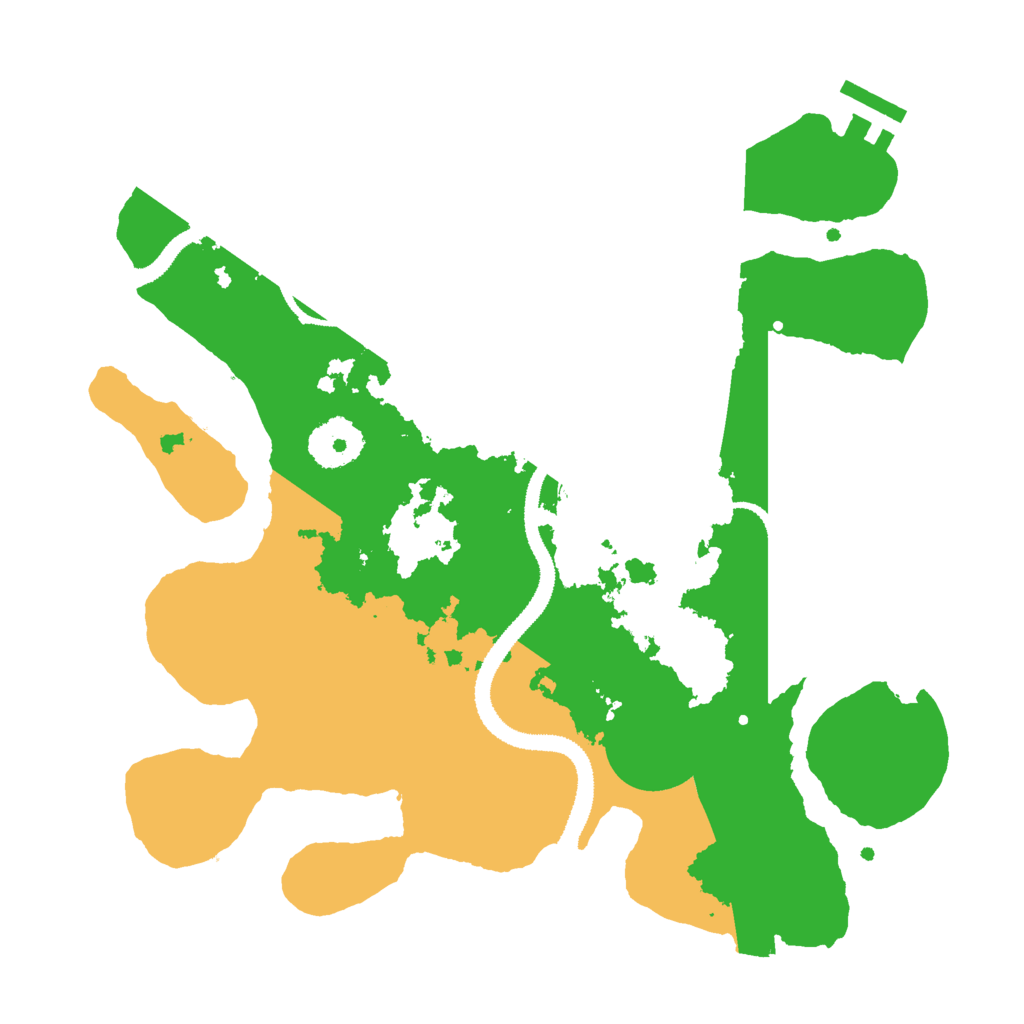 Biome Rust Map: Procedural Map, Size: 3000, Seed: 609699694