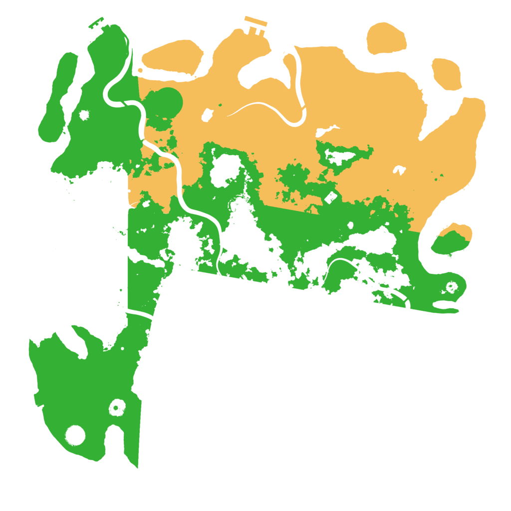 Biome Rust Map: Procedural Map, Size: 4500, Seed: 4284094