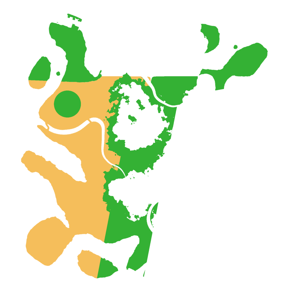 Biome Rust Map: Procedural Map, Size: 3000, Seed: 876962