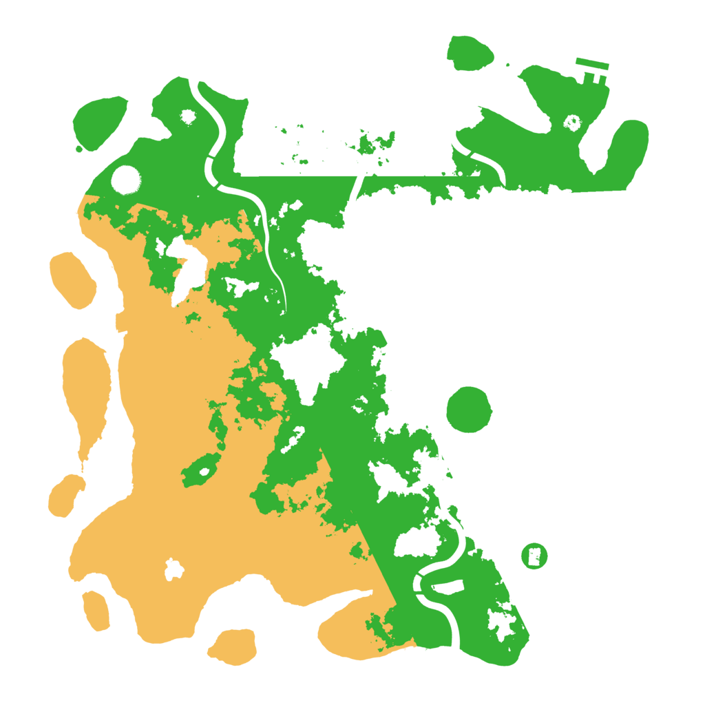 Biome Rust Map: Procedural Map, Size: 4300, Seed: 1744163221