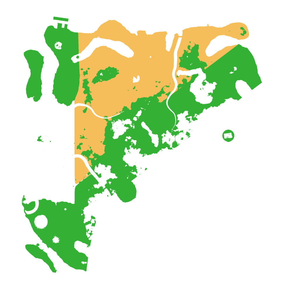 Biome Rust Map: Procedural Map, Size: 4000, Seed: 615952424