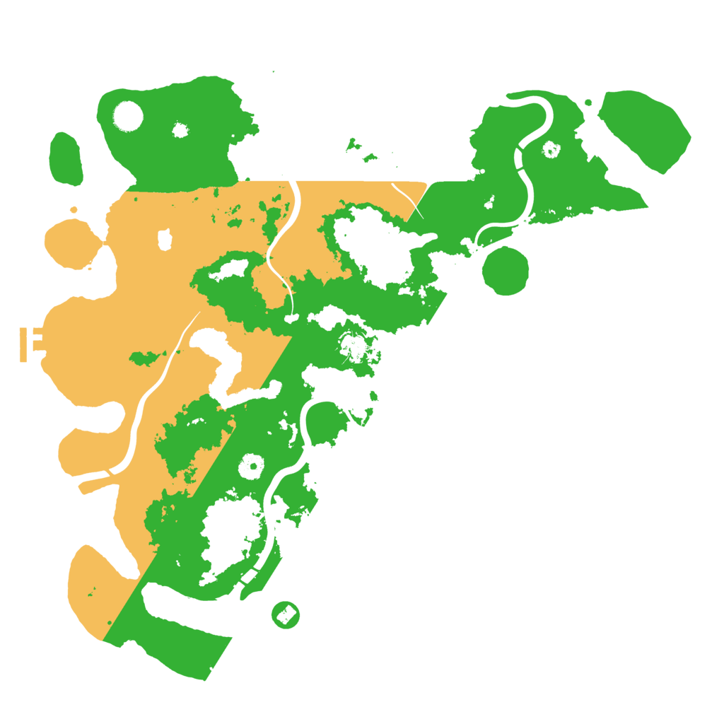 Biome Rust Map: Procedural Map, Size: 4250, Seed: 91166695
