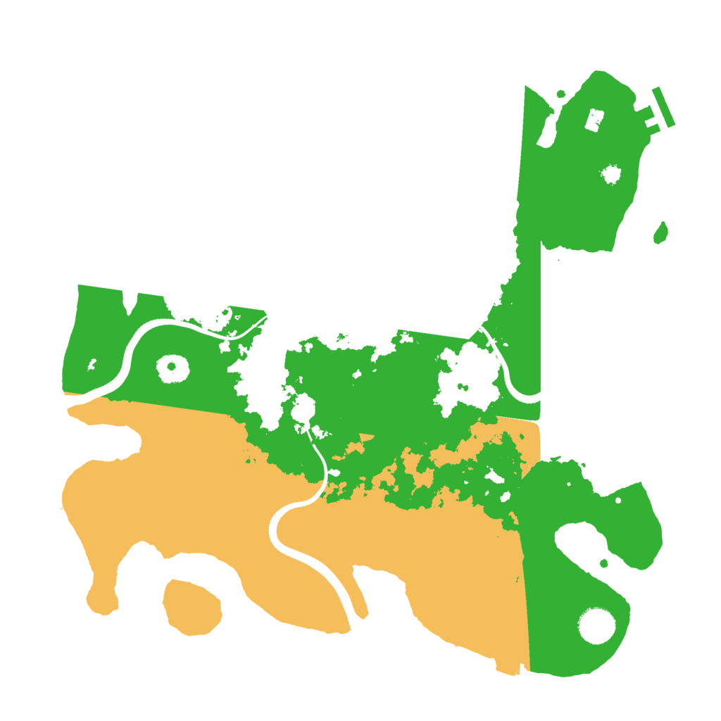Biome Rust Map: Procedural Map, Size: 3500, Seed: 47348