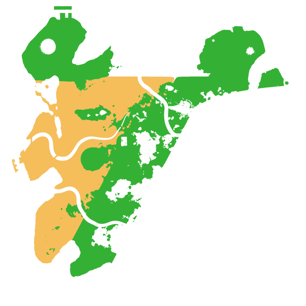Biome Rust Map: Procedural Map, Size: 3500, Seed: 1778510103
