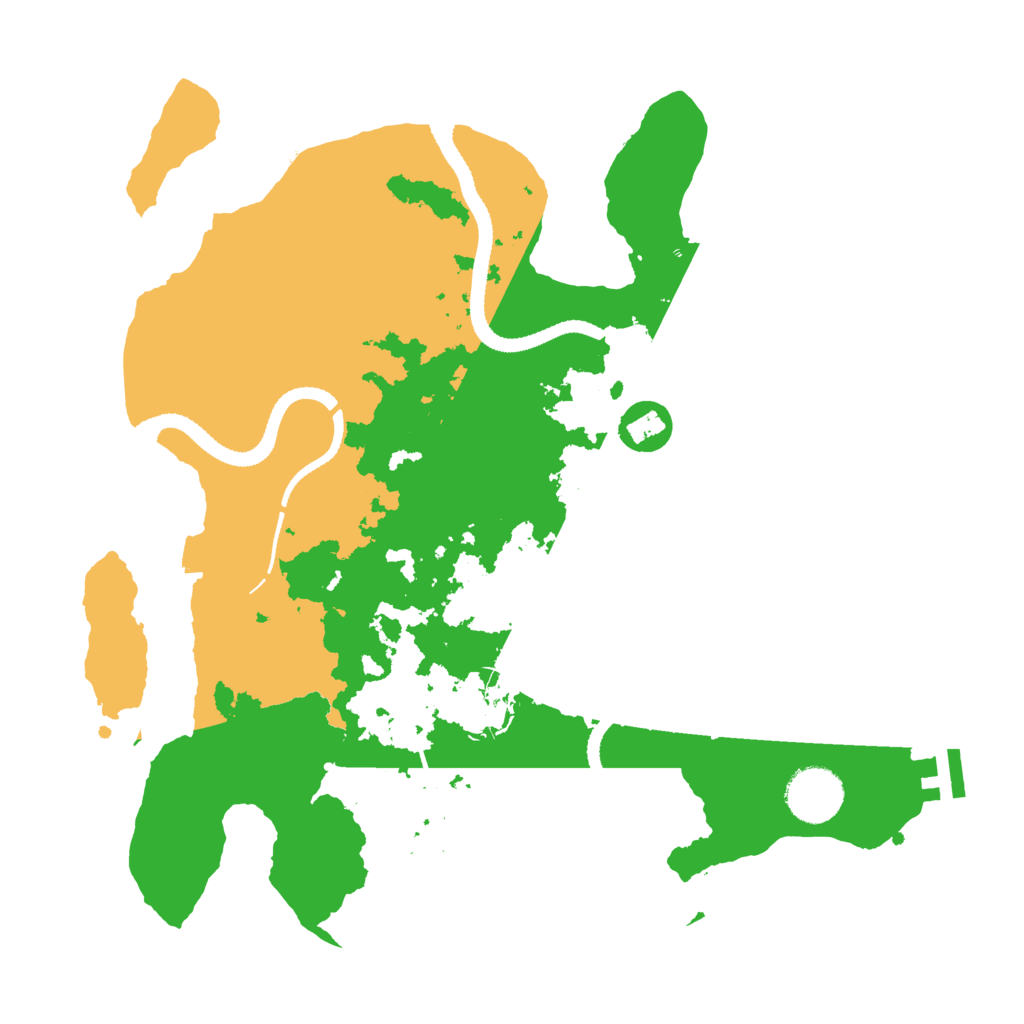 Biome Rust Map: Procedural Map, Size: 3200, Seed: 1947893603