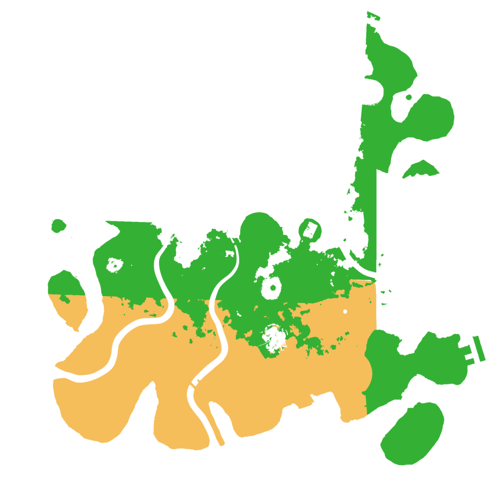 Biome Rust Map: Procedural Map, Size: 3500, Seed: 1571176145