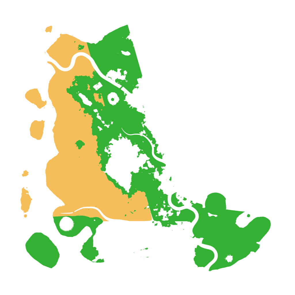 Biome Rust Map: Procedural Map, Size: 3750, Seed: 696218055