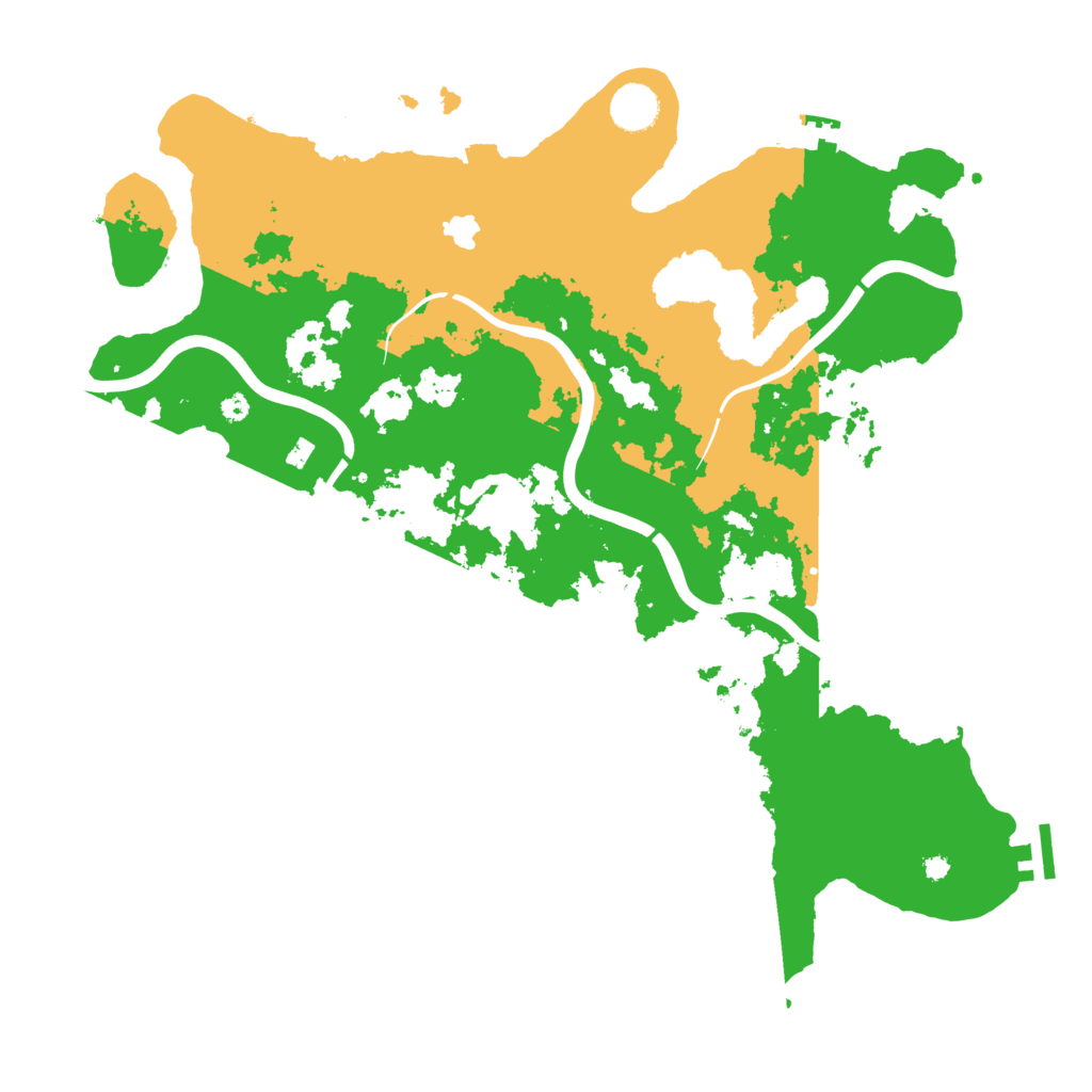 Biome Rust Map: Procedural Map, Size: 4000, Seed: 998203