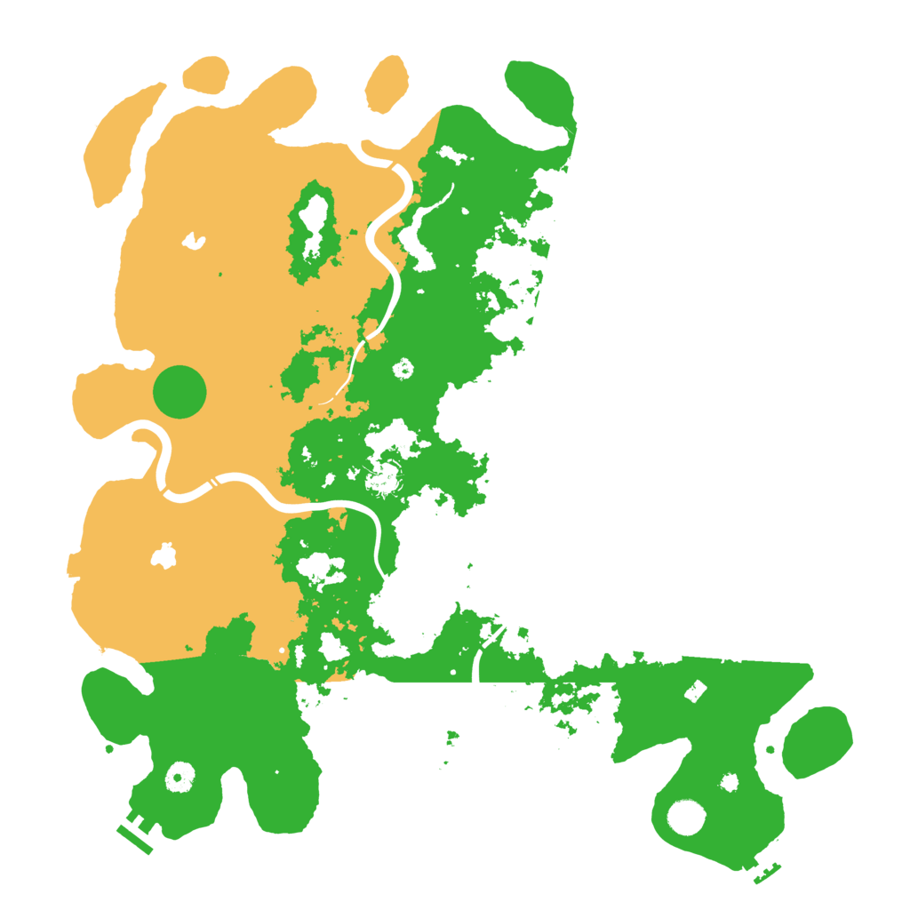 Biome Rust Map: Procedural Map, Size: 4500, Seed: 913365892