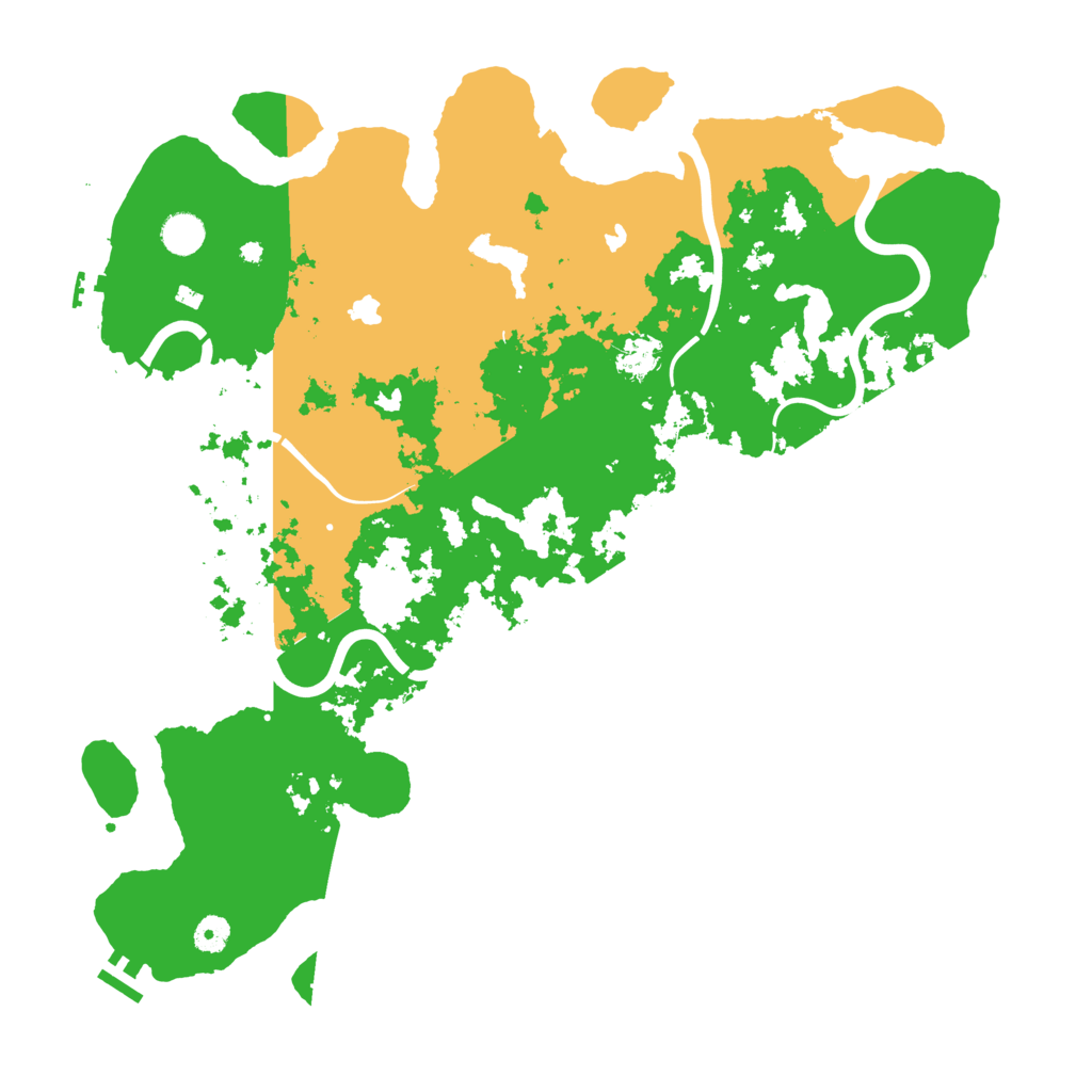 Biome Rust Map: Procedural Map, Size: 4500, Seed: 1320218219