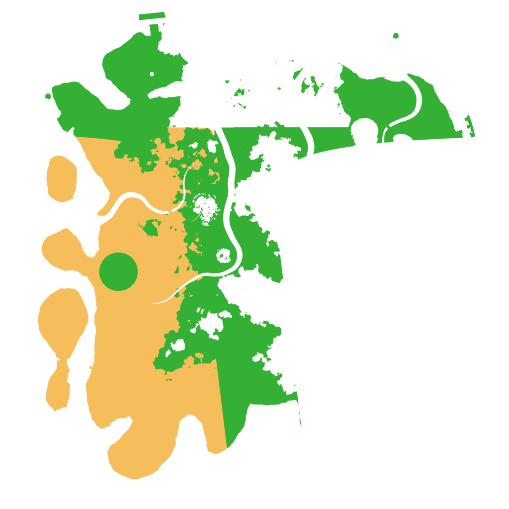 Biome Rust Map: Procedural Map, Size: 3500, Seed: 893814021
