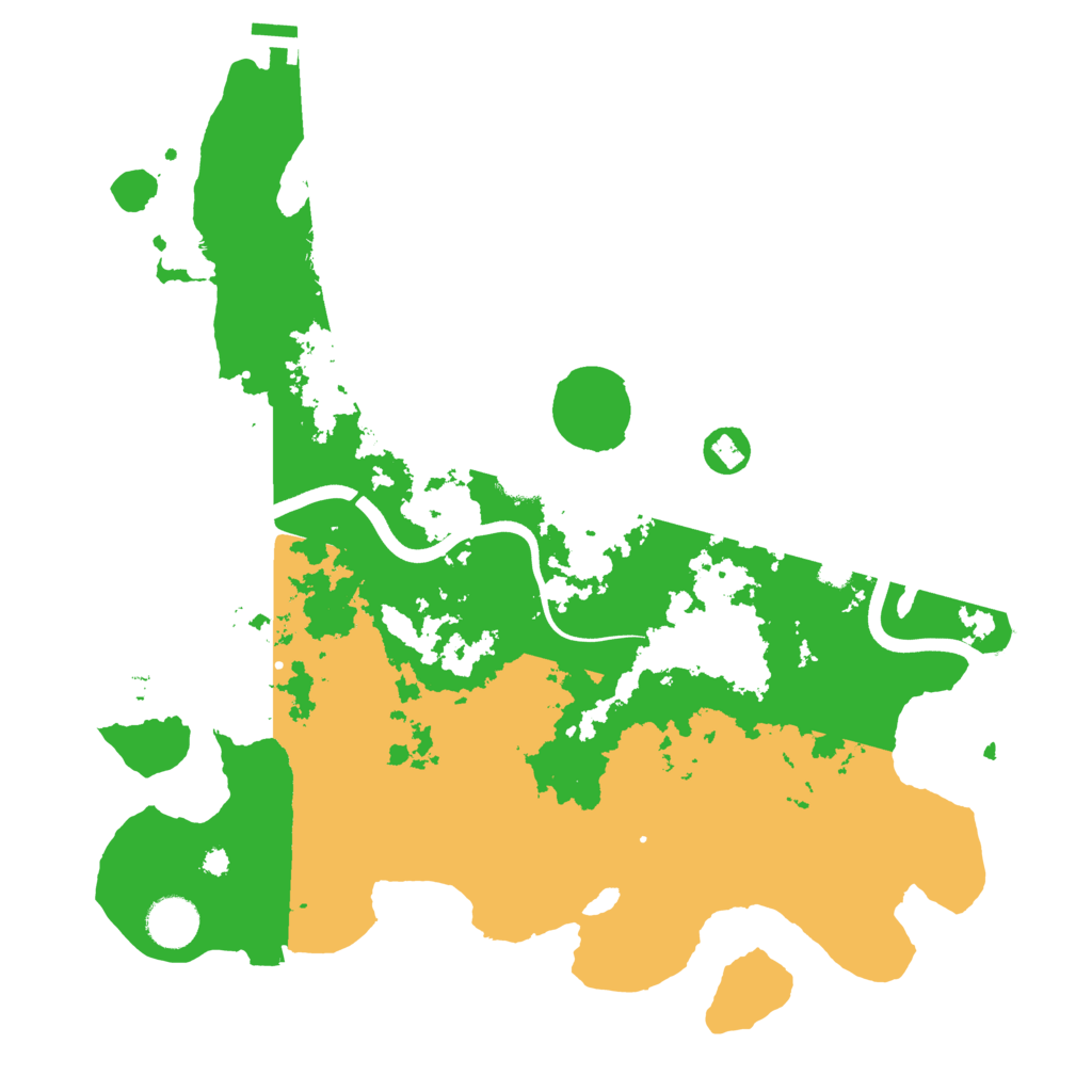 Biome Rust Map: Procedural Map, Size: 3700, Seed: 190