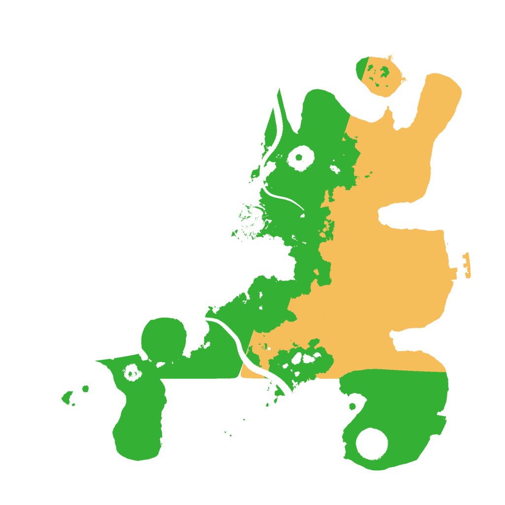Biome Rust Map: Procedural Map, Size: 3000, Seed: 49275