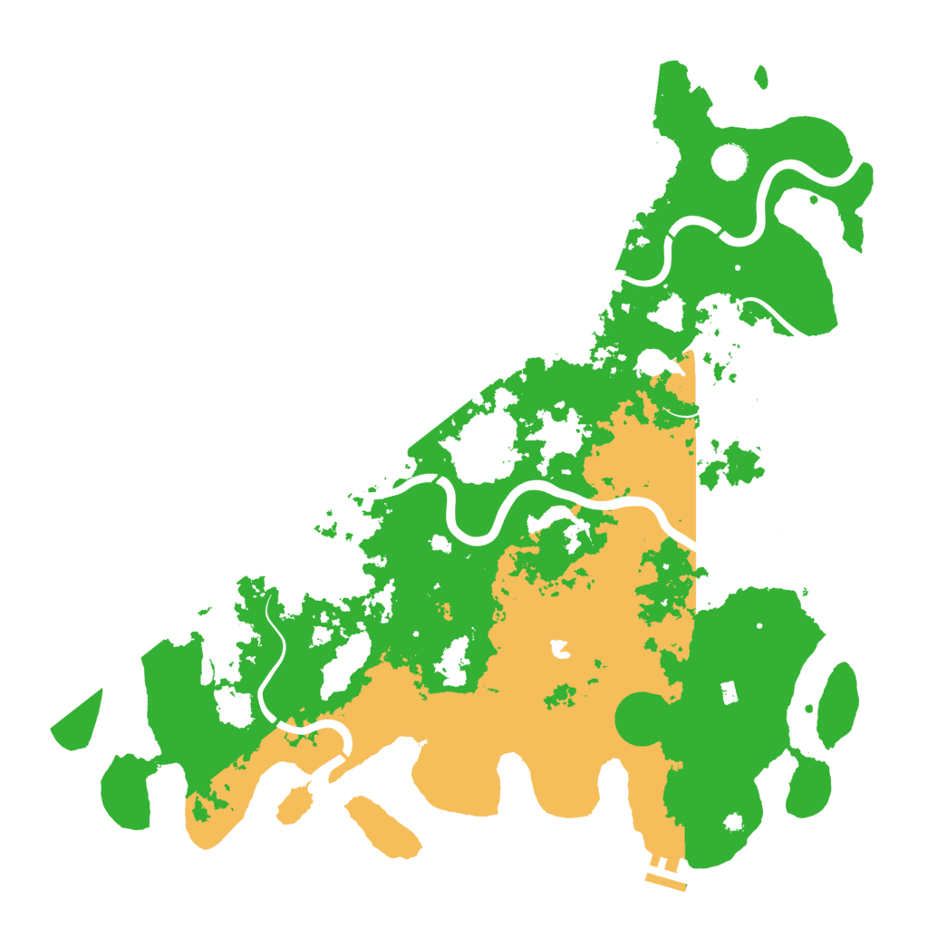 Biome Rust Map: Procedural Map, Size: 4500, Seed: 2038026578