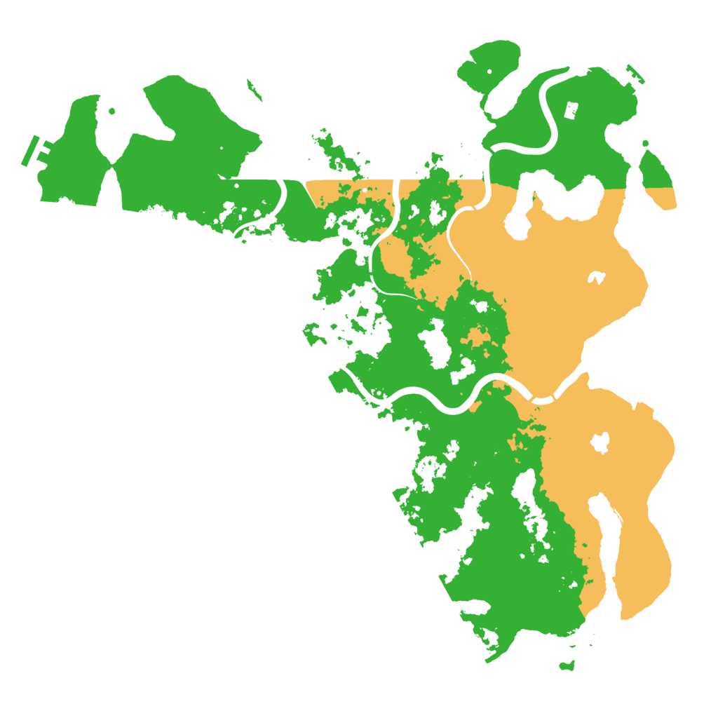 Biome Rust Map: Procedural Map, Size: 4500, Seed: 341656729