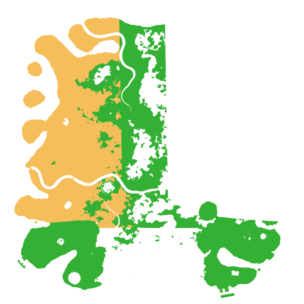 Biome Rust Map: Procedural Map, Size: 4500, Seed: 626509022