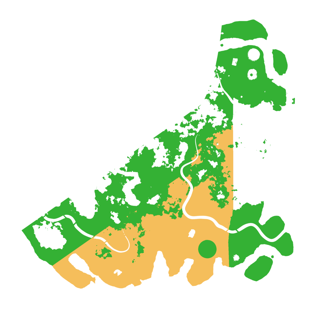 Biome Rust Map: Procedural Map, Size: 4500, Seed: 952375