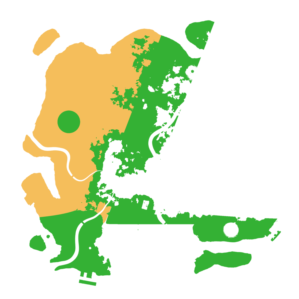 Biome Rust Map: Procedural Map, Size: 3500, Seed: 1479477737