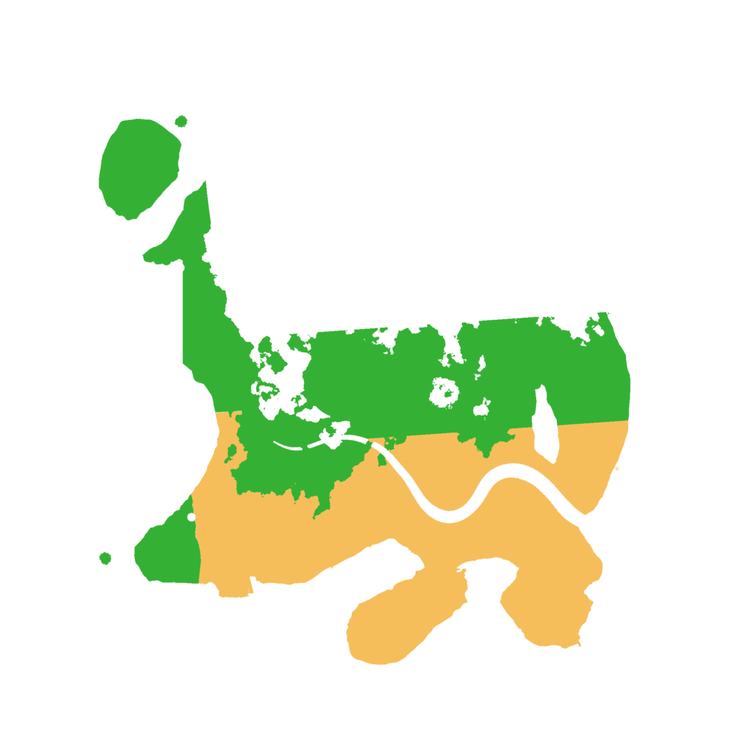 Biome Rust Map: Procedural Map, Size: 2500, Seed: 49978